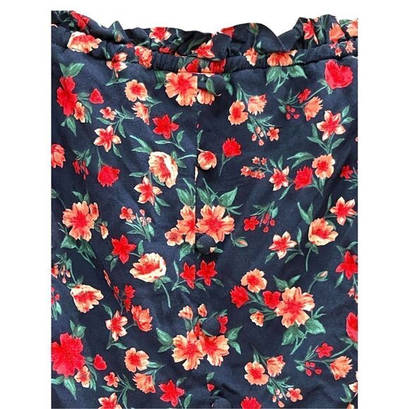 B. Darlin Women's Navy Blue & Red Off-The-Shoulder A-Line Dress Size 13/14 NWT - Picture 8 of 12